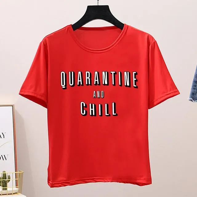 Women Funny Quarantine Shirts