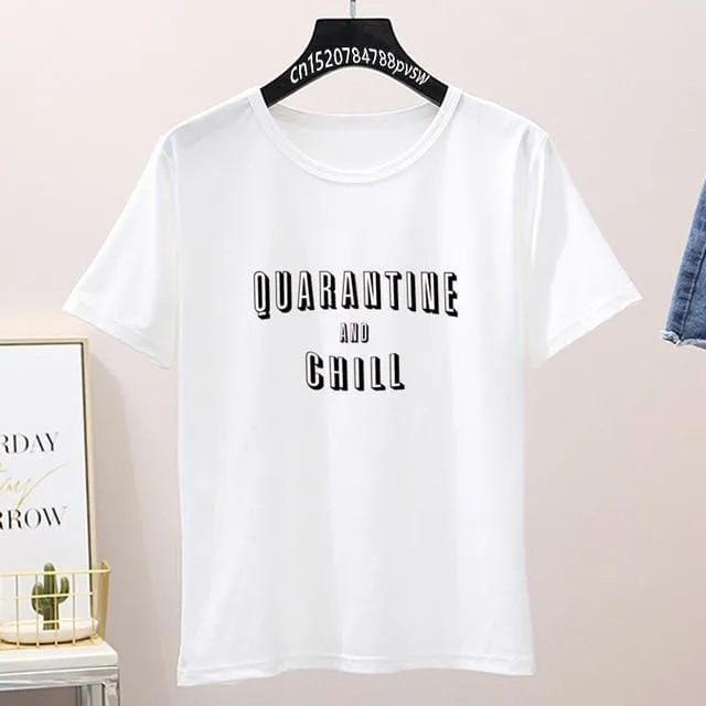 Women Funny Quarantine Shirts